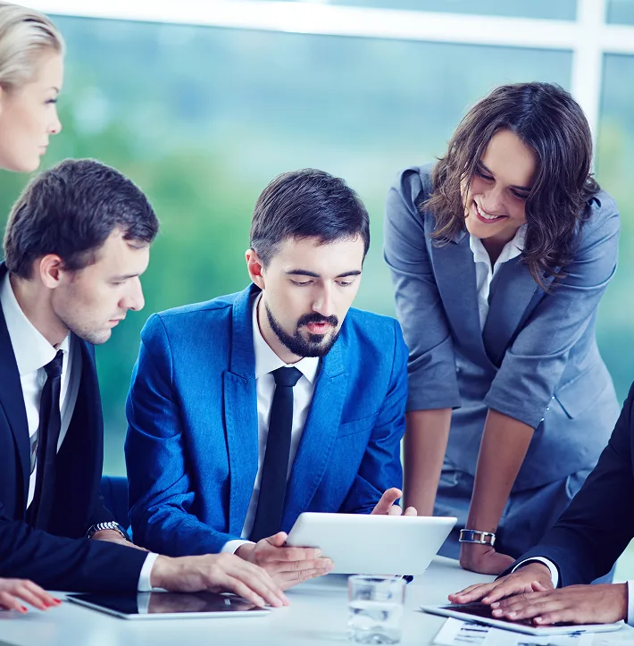 Business professionals collaborating - Let's Transform Your Enterprise